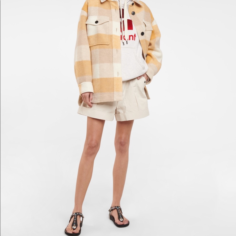 NEW Isabel Marant Etoile Harveli Flannel Coat